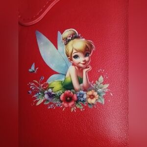 New Without Tags TINKERBELL RED CROSSBODY BAG..Unbranded